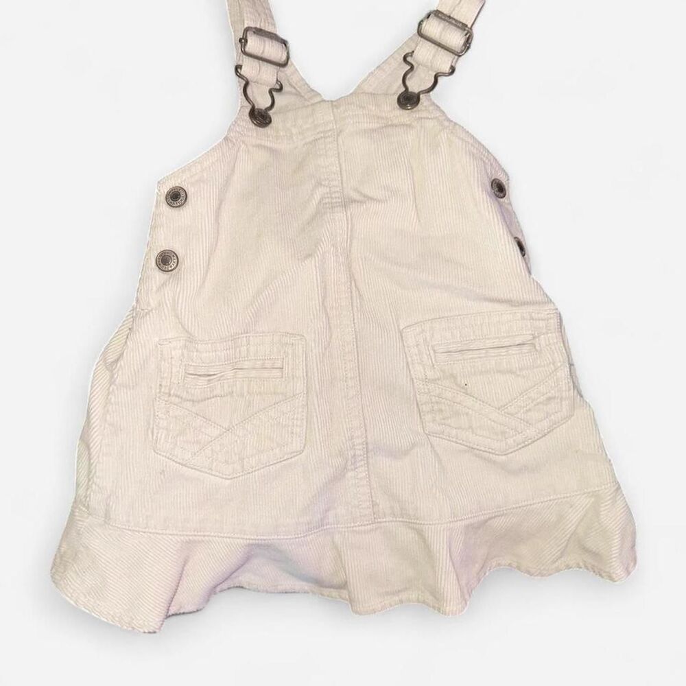 Old-navy baby girl's Cream overall dress
